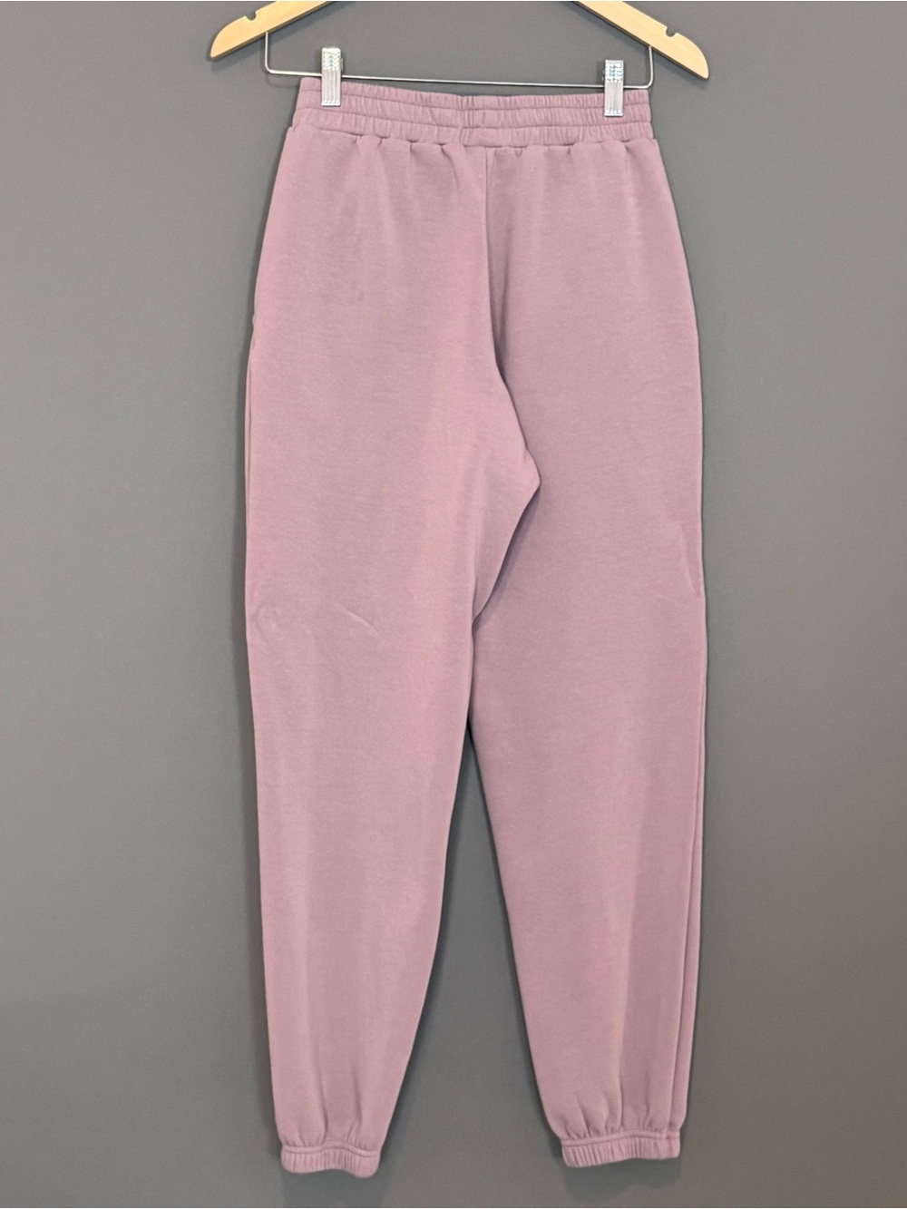 NOBULL Mauve Purple Fleece Jogger Sweatpants XS Athleisure Lounge - Picture 2 of 10